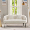 Sofa - Leather White 2-Seater