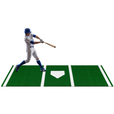 Softball Pitching Mat 10 x 3 Feet Softball Training Aid-Green