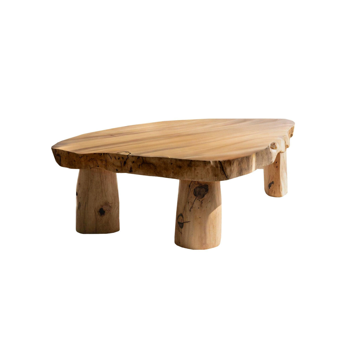 Solace Live Edge Solid Wood Coffee Table