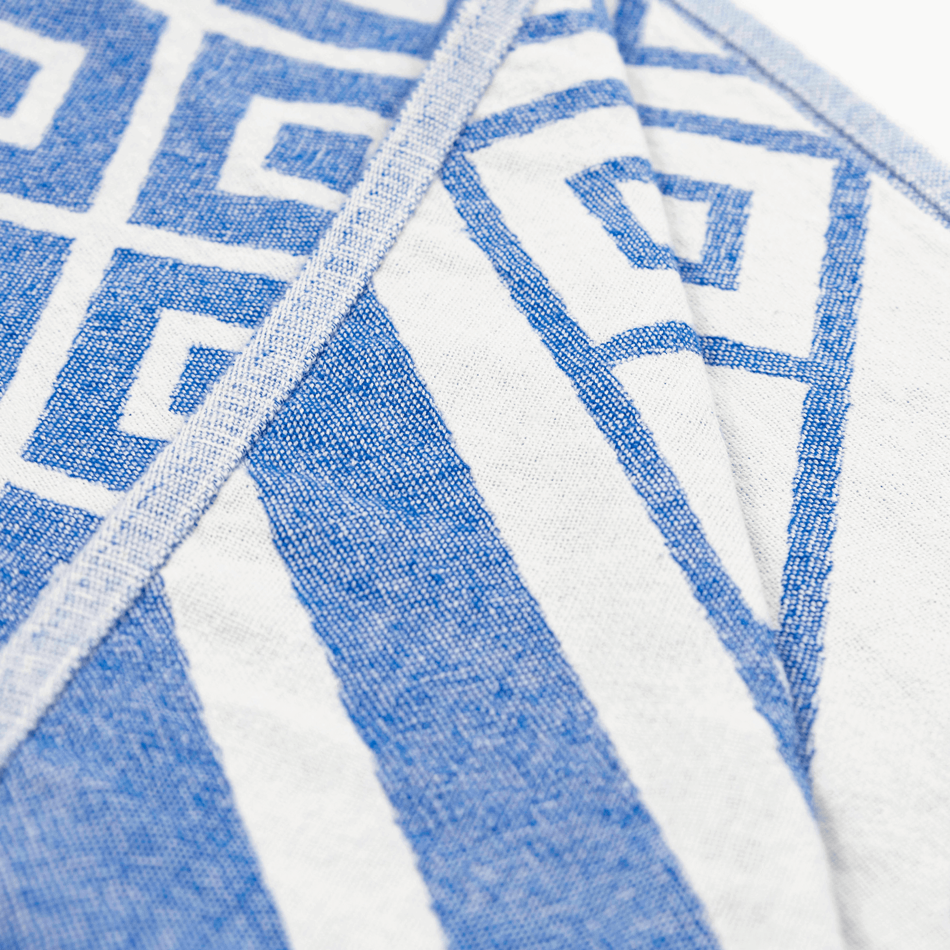 Turkish Towel | Hand Towel | Blue + White