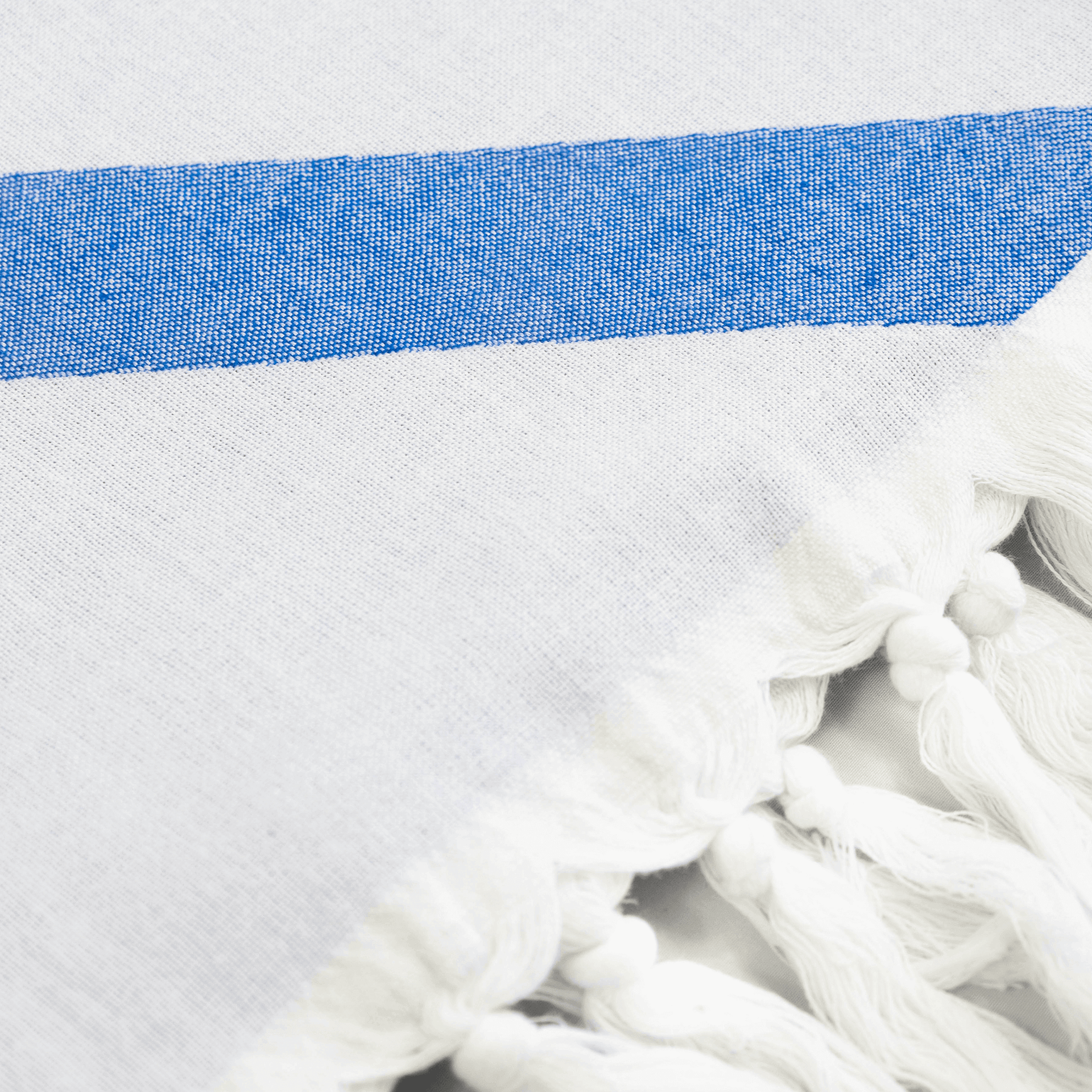 Turkish Towel | Body Towel | Blue + White