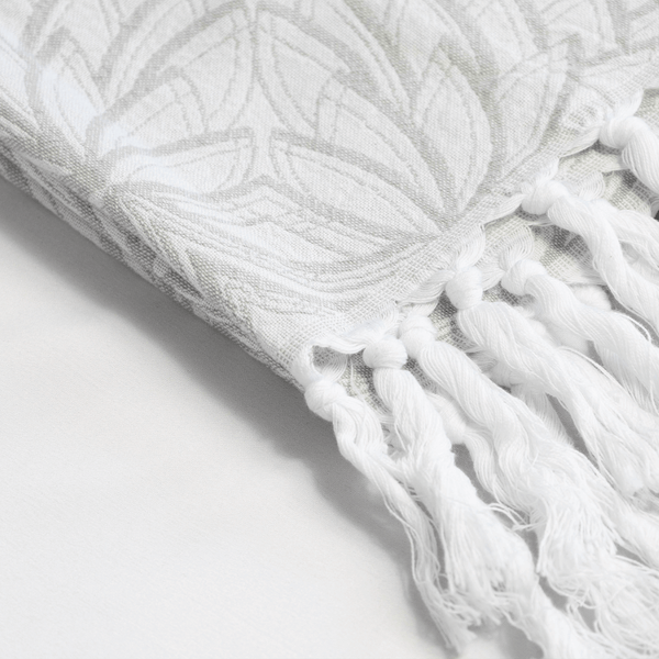 Turkish Towel | Single Set | Grey + White