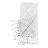 Turkish Towel | Hand Towel | Grey + White