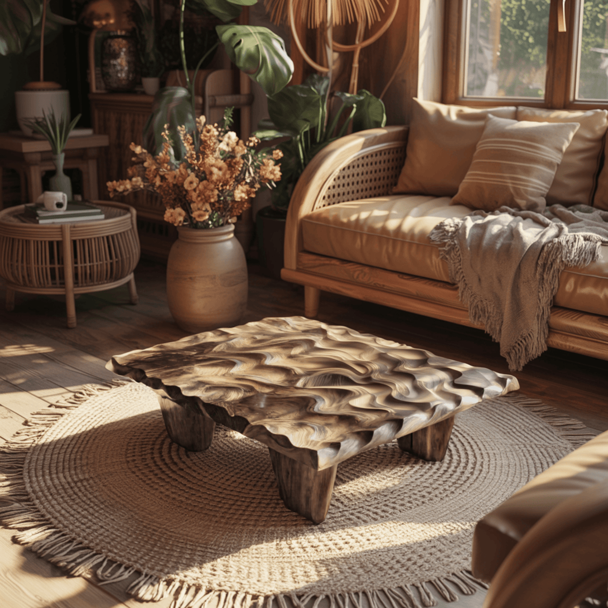 Soren Tide Solid Wood Coffee Table