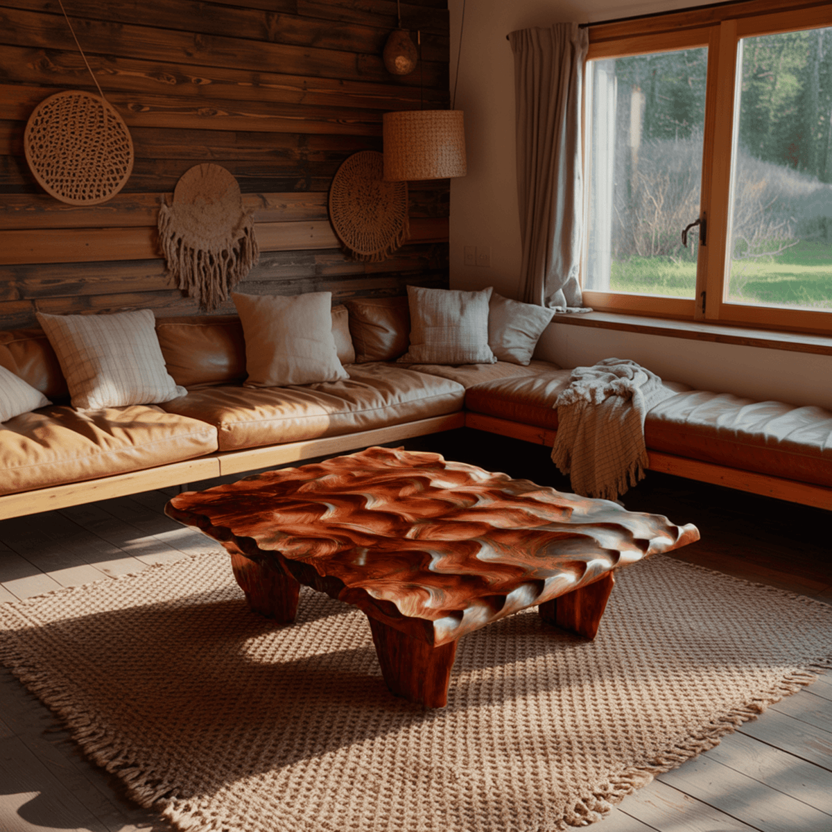 Soren Tide Solid Wood Coffee Table