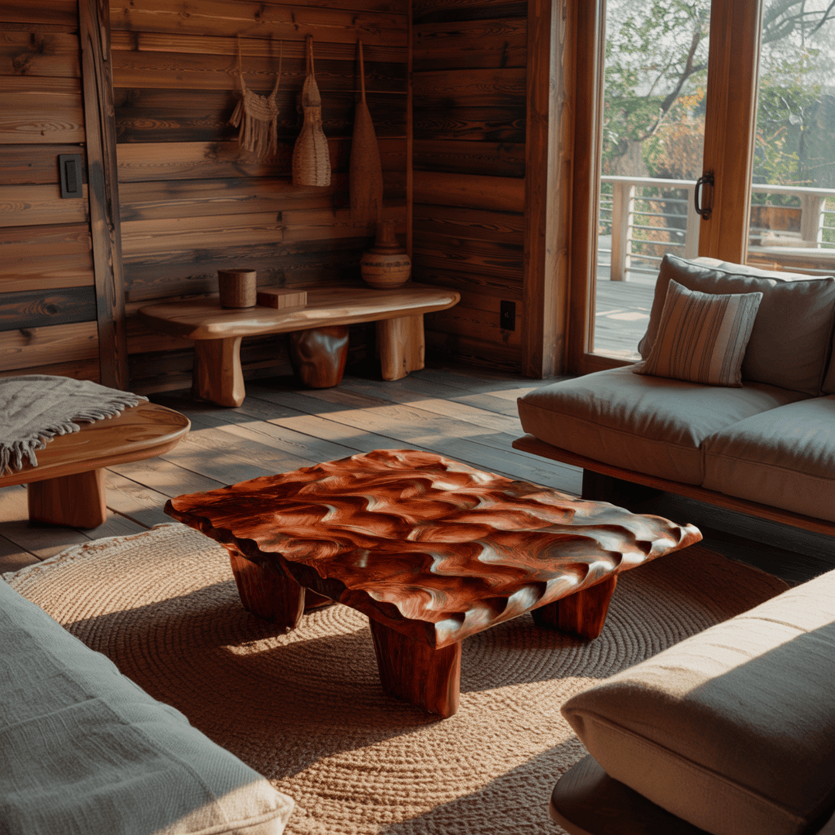Soren Tide Solid Wood Coffee Table