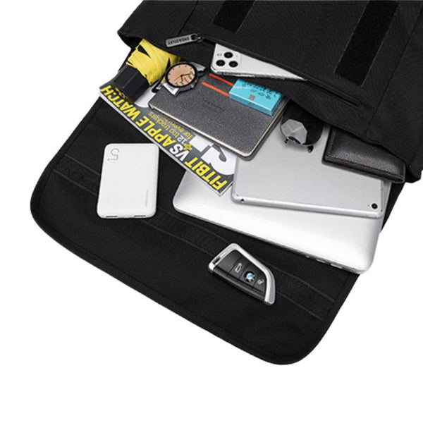 Spacious Black Messenger Bag