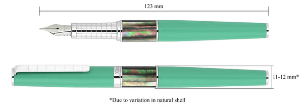 Xezo Speedmaster™ Aqua Green Medium Fountain Pen - Gifts for You 'n Me