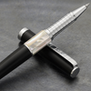 Xezo Speedmaster® Black Brass Rollerball Pen - With White Mother of Pearl