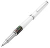 Xezo Speedmaster® White Brass Rollerball Pen - With Tahitian Black Mother of Pearl