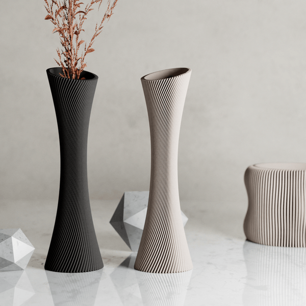 SPIRAL ROSE Vase