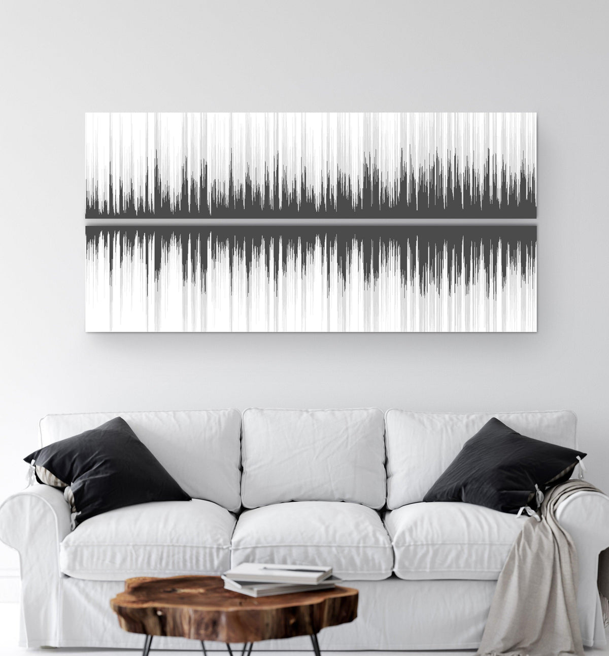 Split Soundwave Art