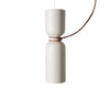 Capsule Pendant Light - Model A: D13 x H50cm / D5.1 x H19.7″ / White