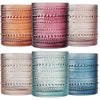 Tonal Hobnail Lowball Glassware, Spring, Set of 6