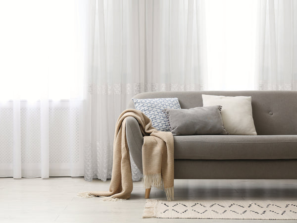 Massa Classic Embroidered Sheer Grommet Curtain 80