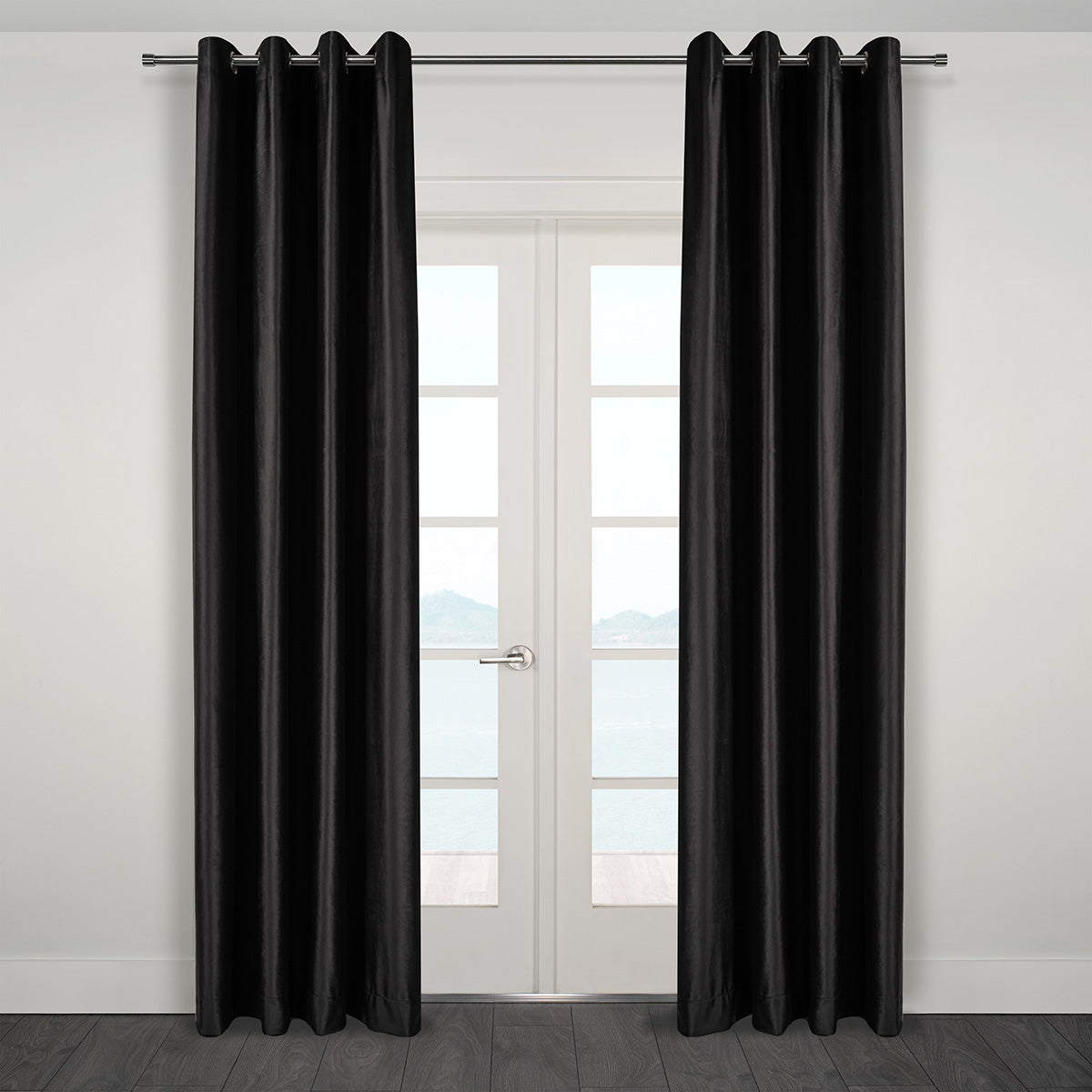 Heavy Velvet Textured Curtains 60