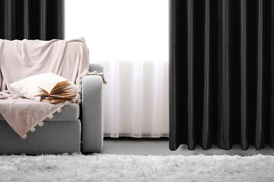 Heavy Velvet Textured Curtains 60