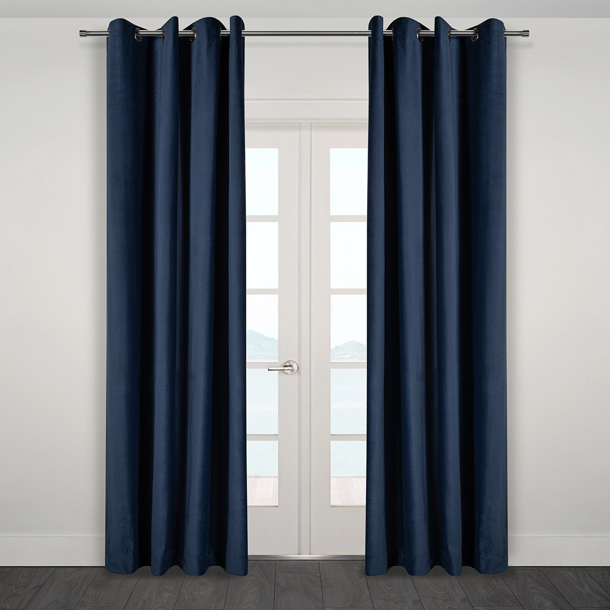 Heavy Velvet Textured Curtains 60