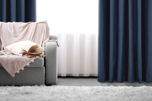 Heavy Velvet Textured Curtains 60