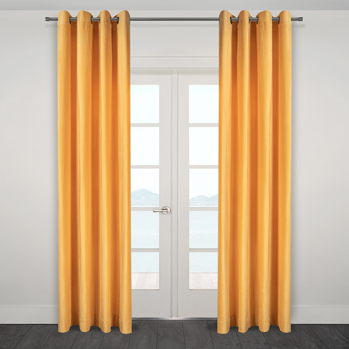 Heavy Velvet Textured Curtains 60