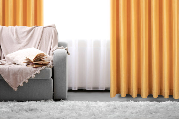 Heavy Velvet Textured Curtains 60