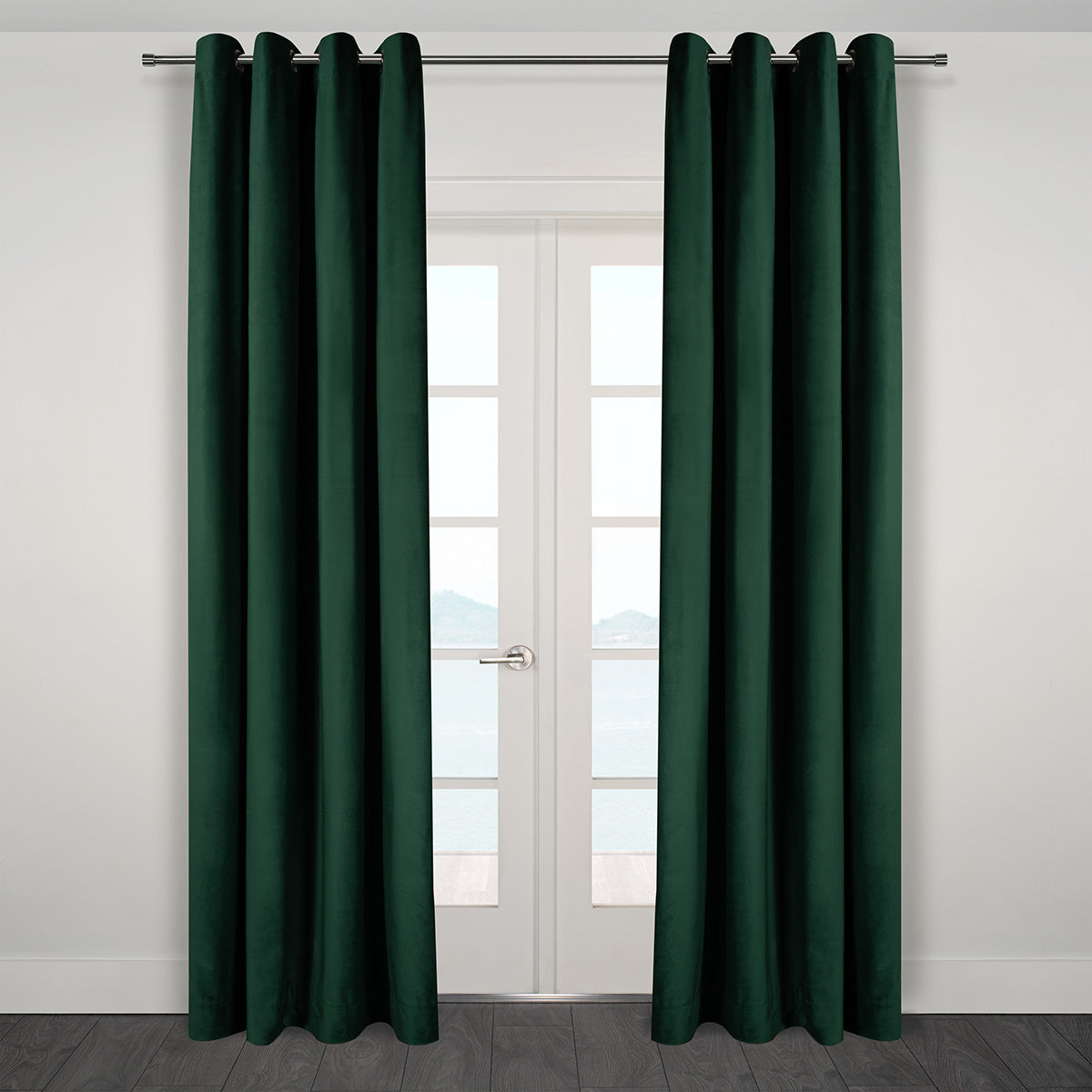 Heavy Velvet Textured Curtains 60