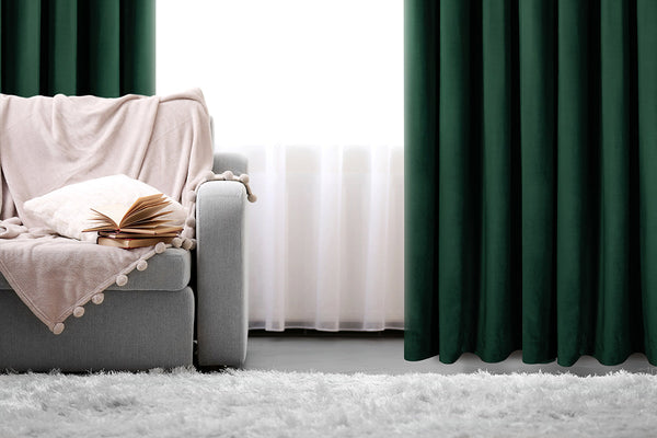 Heavy Velvet Textured Curtains 60