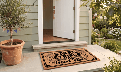 Stars, Stripes & Good Vibes Coir Mat