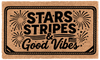 Stars, Stripes & Good Vibes Coir Mat