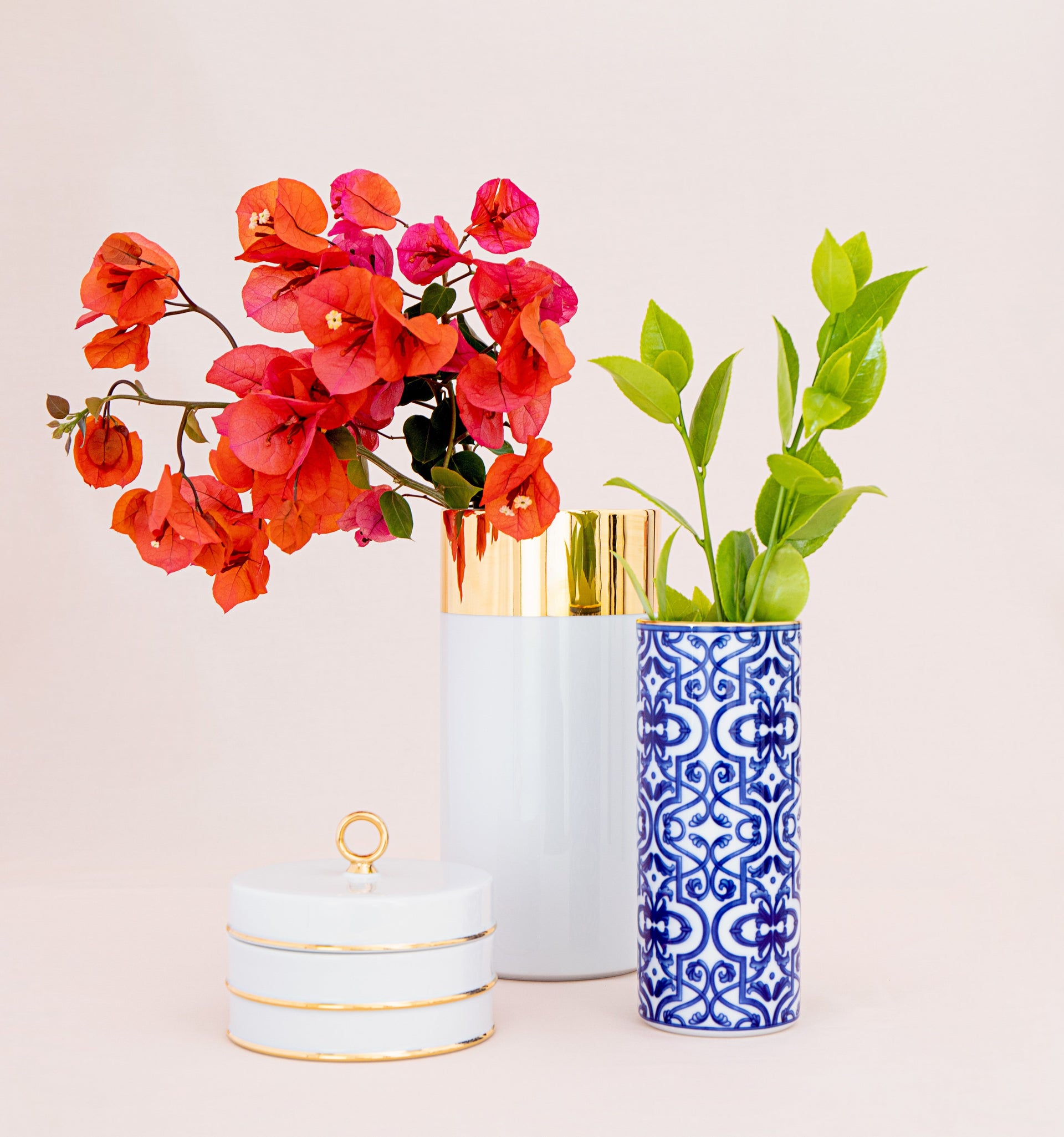 Arienne White Accent Box