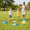 Stepping Stones for Kids 9 Pieces Non-Slip Toddler Stepping Stones Balance Sensory Toys-Multicolor