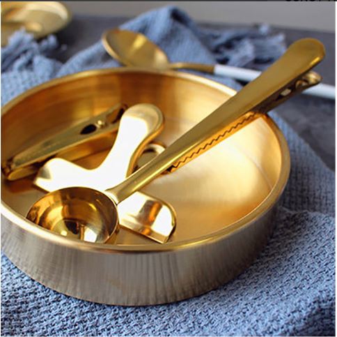 Plated Bag Clip with Scoop