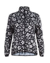 Stop The Wind Cycling Jacket - Black Floral Maze
