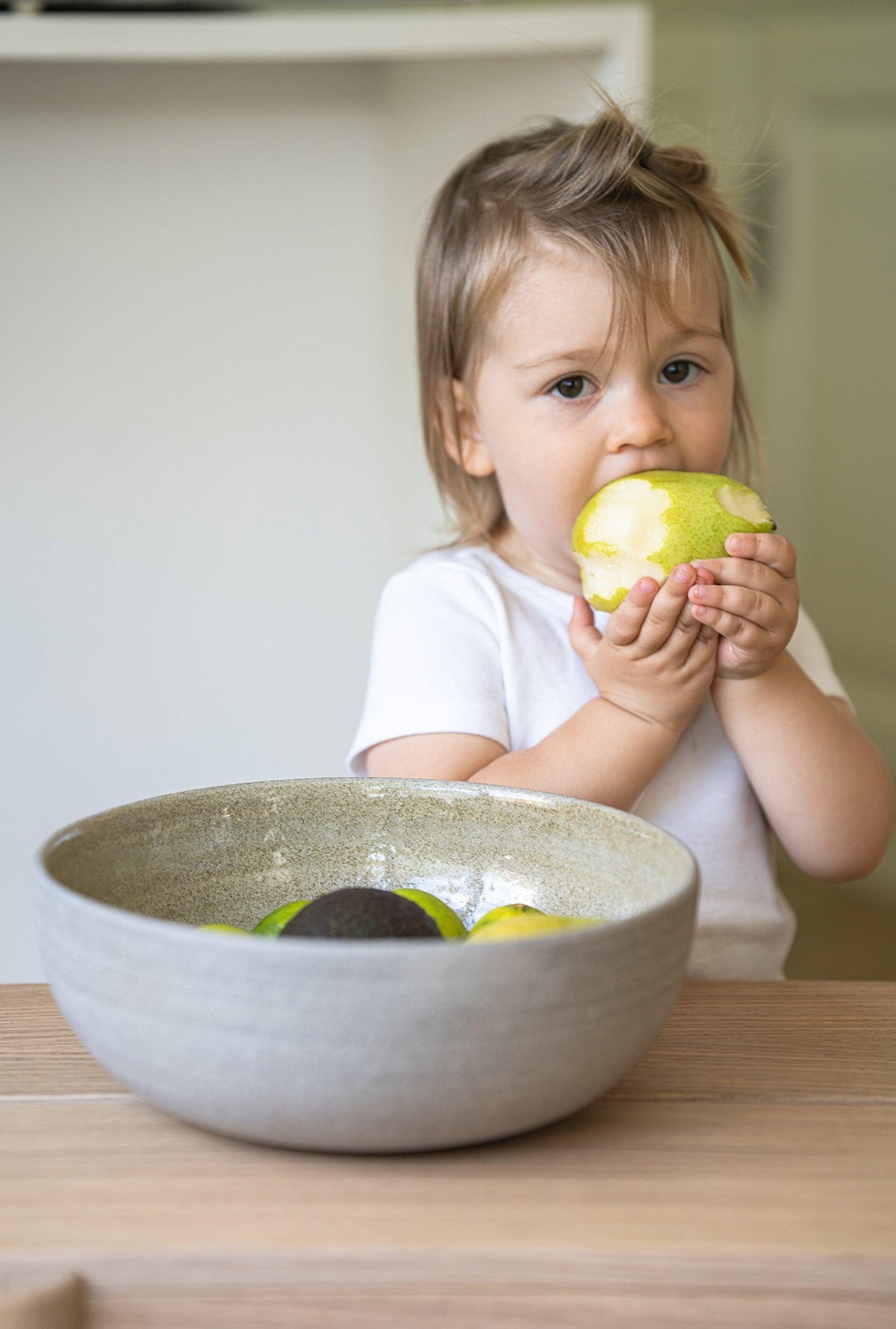 Stoneware Large Fruit Bowl 