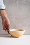 Beige Matte Stoneware Bowl - Everyday Bowl