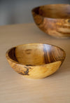 Hand Carved Walnut Wood Nesting Bowl Set - Small