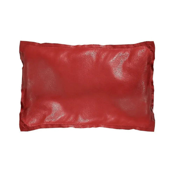 Storm Cloud Red Leather Pillow - Gifts for You 'n Me