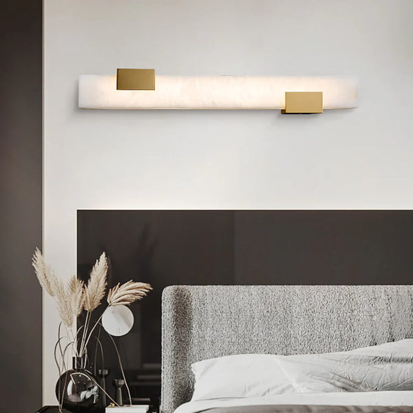 Strip Copper Alabaster Wall Lamp