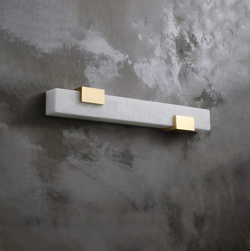 Strip Copper Alabaster Wall Lamp