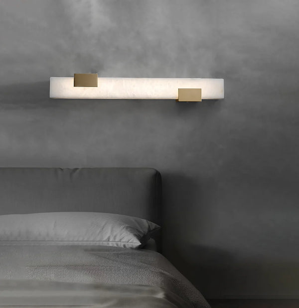 Strip Copper Alabaster Wall Lamp