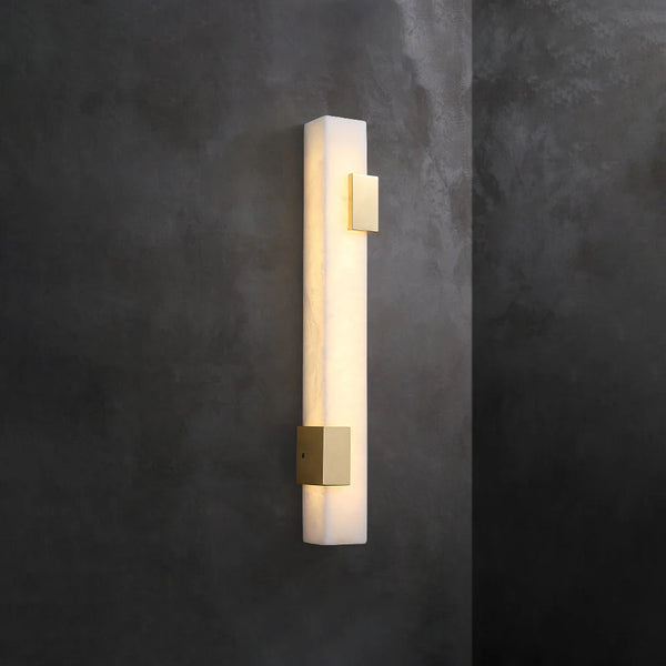 Strip Copper Alabaster Wall Lamp