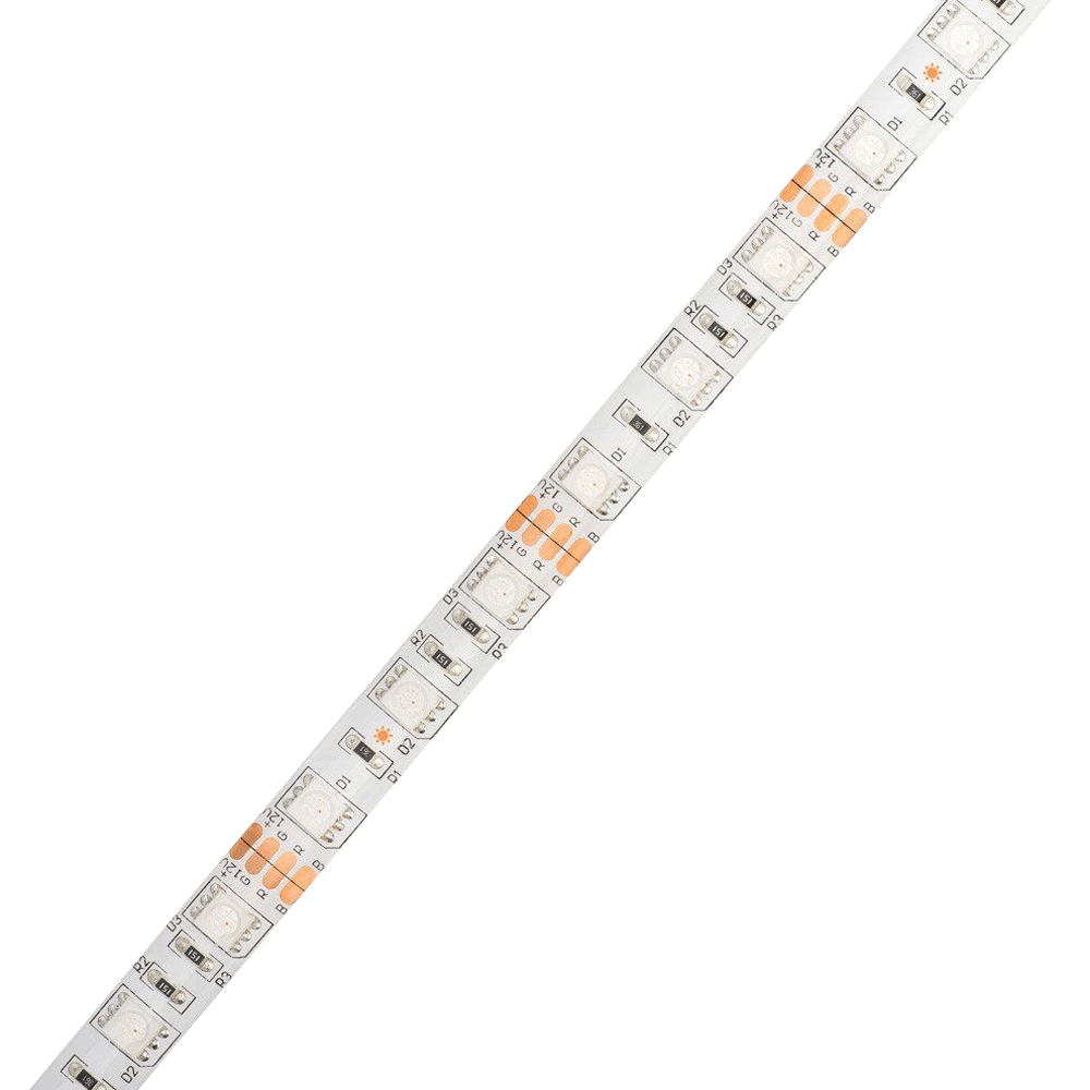 SL04 Strip Light RGB 5050 4.8W/ft 10mm DC12V Low Voltage LED Indoor IP20 UL SMD Tape Light