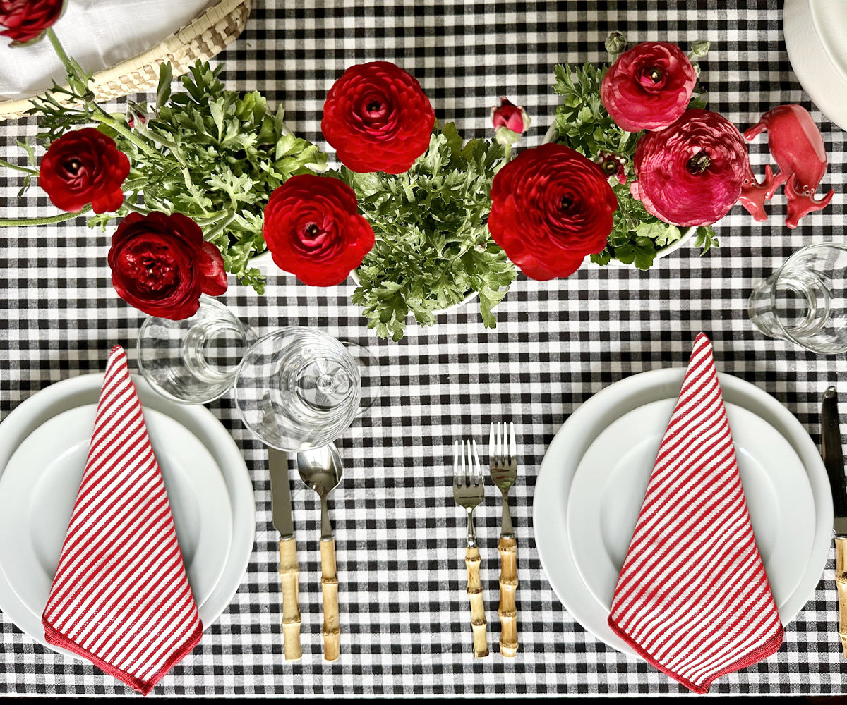 Red Cloth Napkins - Dinner Napkins