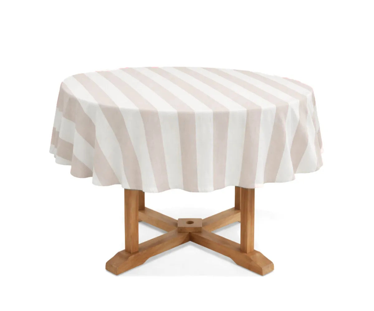 Cabana Striped Tablecloth - Round