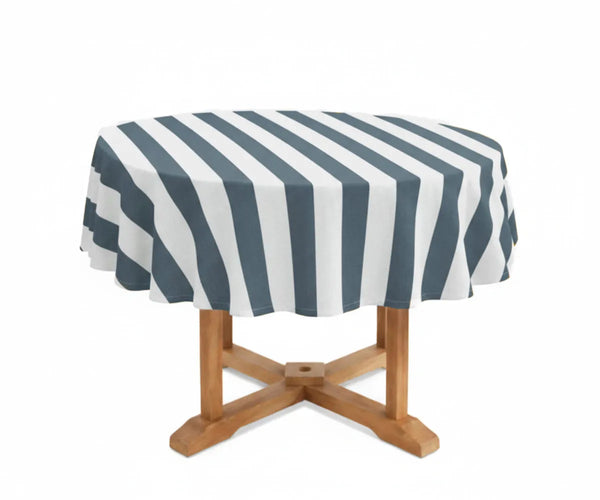 Cabana Striped Tablecloth - Round