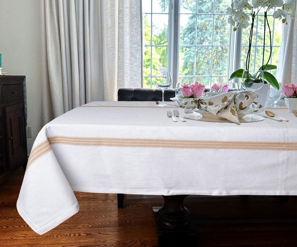 Striped Tablecloths - Classic French Style Table Linen