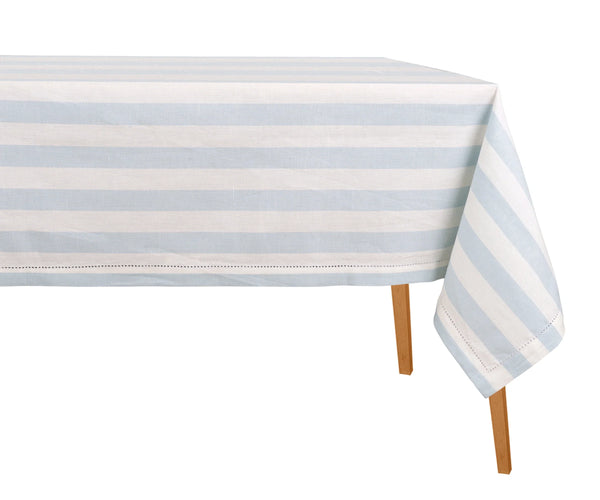 Striped Cotton Linen Tablecloth