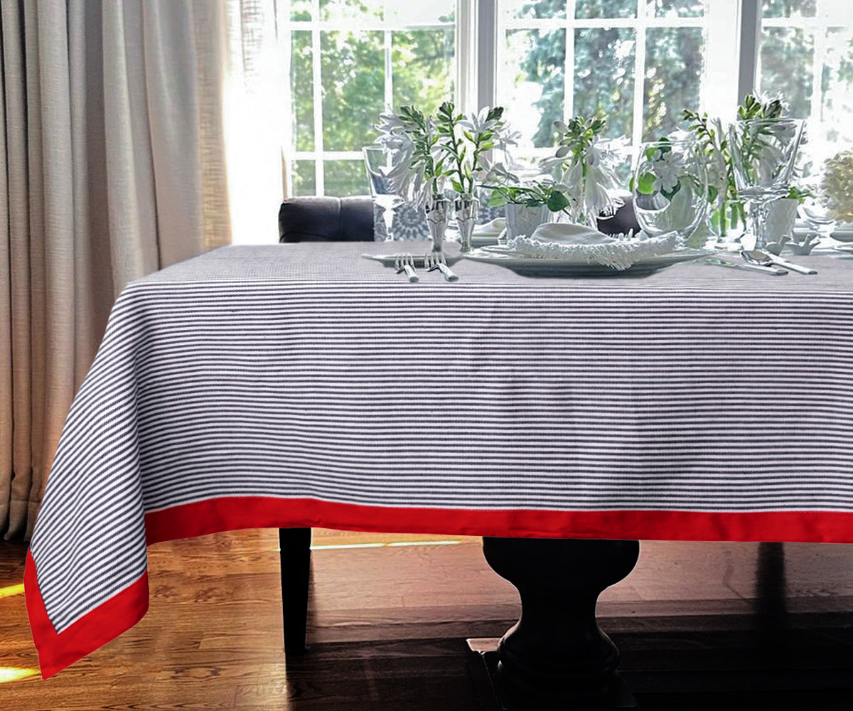Cloth Tablecloths - Striped Tablecloth
