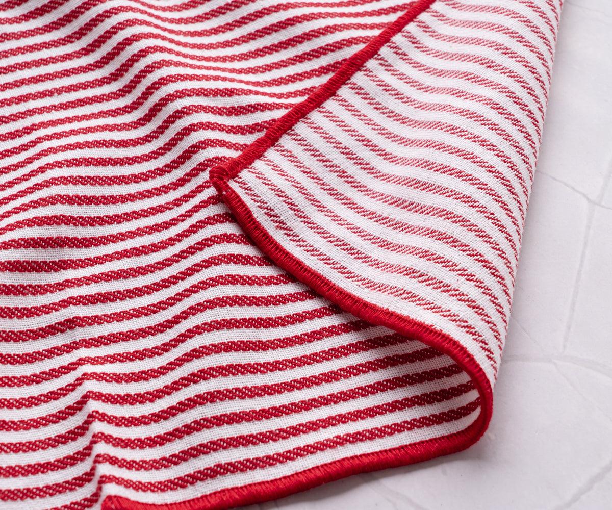 Red Dinner Napkins Set of 4