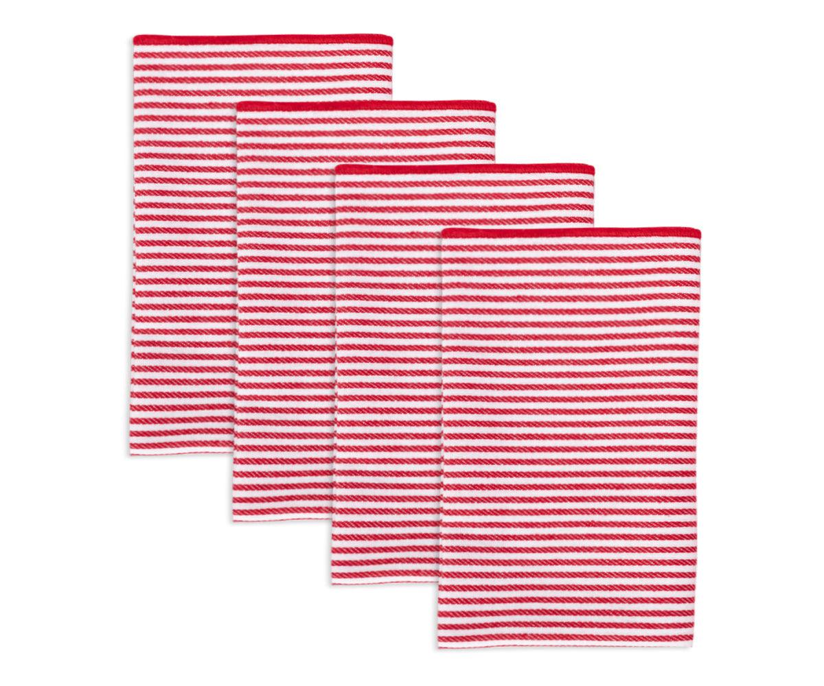 Red Dinner Napkins Set of 4